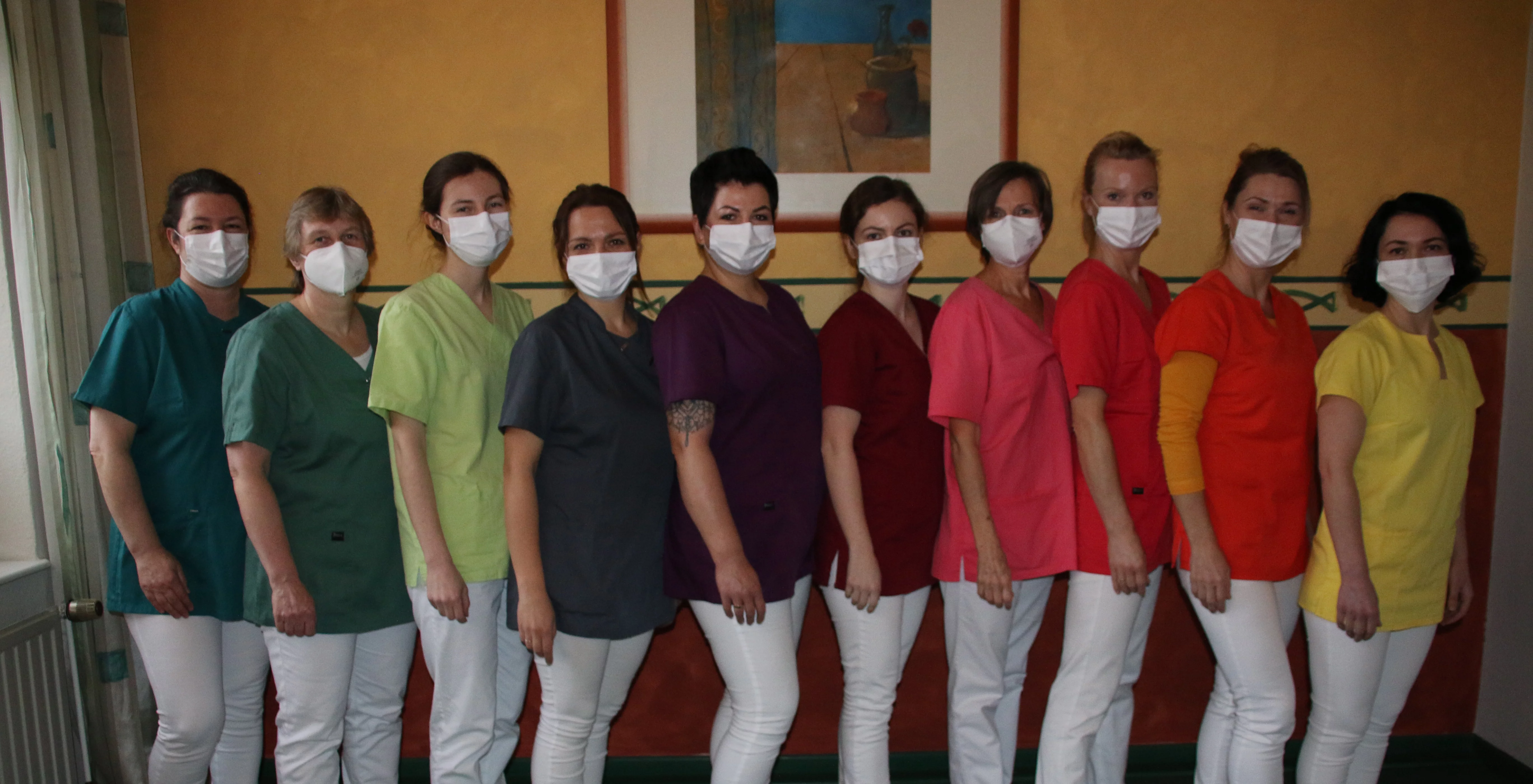 Gruppenbild Zahnarztpraxis